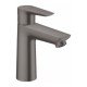 Смеситель hansgrohe Talis E для раковины со средним изливом и сливным гарнитуром 71710340, шлиф. черный хром Смеситель hansgrohe Talis E для раковины со средним изливом и сливным гарнитуром 71710340, шлиф. черный хром