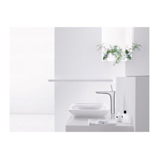 Смеситель hansgrohe PuraVida для раковины 15074400, белый/хром Смеситель hansgrohe PuraVida для раковины 15074400, белый/хром