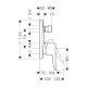 Смеситель hansgrohe Metris для ванны 31493000, хром