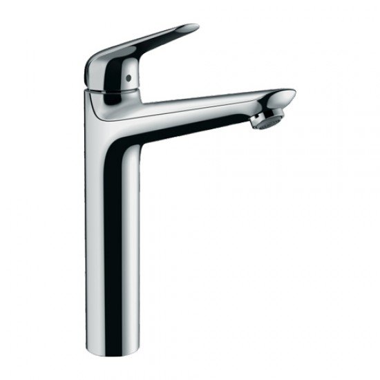 Смеситель для раковины Hansgrohe Novus 230, однорычажный, без сливного набора 71124000, хром Смеситель для раковины Hansgrohe Novus 230, однорычажный, без сливного набора 71124000, хром