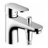 Смеситель для ванны и душа Monotrou, 2 уровня расхода воды Hansgrohe Vernis Blend 71446000, хром