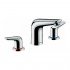 Смеситель hansgrohe Novus для раковины на 3 отверстия, со сливным гарнитуром 71140000, хром