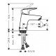Смеситель hansgrohe Logis для раковины со сливным клапаном Push-Open 71077000, хром Смеситель hansgrohe Logis для раковины со сливным клапаном Push-Open 71077000, хром