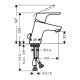 Смеситель для раковины hansgrohe Focus 31732000, хром