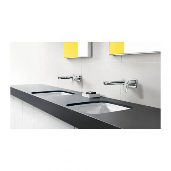 Смеситель для раковины hansgrohe Logis 71220000, настенный, хром