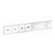 Термостат hansgrohe RainSelect для скрытой установки 3 функции 15381700, матовый белый Термостат hansgrohe RainSelect для скрытой установки 3 функции 15381700, матовый белый