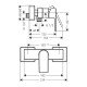 Смеситель для душа однорычажный Hansgrohe Vernis Shape 71650000, хром Смеситель для душа однорычажный Hansgrohe Vernis Shape 71650000, хром