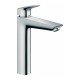 Смеситель hansgrohe Logis для раковины с высоким изливом без сливного набора 71091000, хром Смеситель hansgrohe Logis для раковины с высоким изливом без сливного набора 71091000, хром