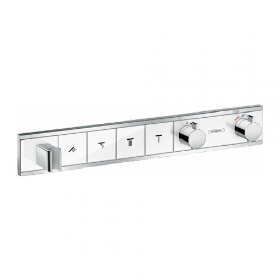 Термостат hansgrohe RainSelect для душа 15357400, белый/хром