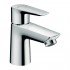 Смеситель для раковины Hansgrohe Talis E 80, однорычажный, для водонагревателей, открытого типа, со сливным гарнитуром 71707000, хром