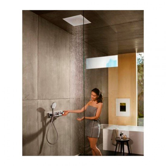 Термостат hansgrohe RainSelect для душа 15355400, белый/хром