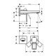 Смеситель hansgrohe Metropol для раковины 74525000, хром