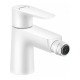 Смеситель hansgrohe Talis E для биде, однорычажный, со сливным гарнитуром 71720700, матовый белый