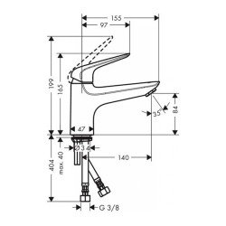 Cмеситель для ванны Monotrou, однорычажный Hansgrohe 71322000, хром Cмеситель для ванны Monotrou, однорычажный Hansgrohe 71322000, хром