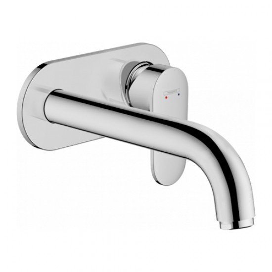 Смеситель для раковины настенный, излив 20,4 Hansgrohe Vernis Blend 71576000, хром Смеситель для раковины настенный, излив 20,4 Hansgrohe Vernis Blend 71576000, хром