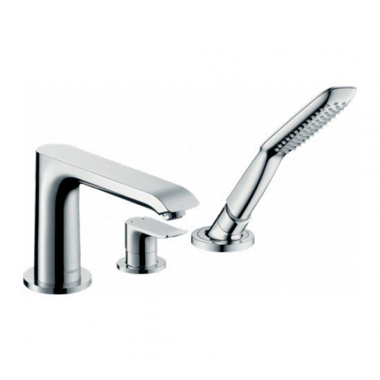 Смеситель hansgrohe Metris на борт ванны 31190000, хром Смеситель hansgrohe Metris на борт ванны 31190000, хром