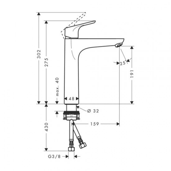 Смеситель hansgrohe Focus 31518000, хром Смеситель hansgrohe Focus 31518000, хром