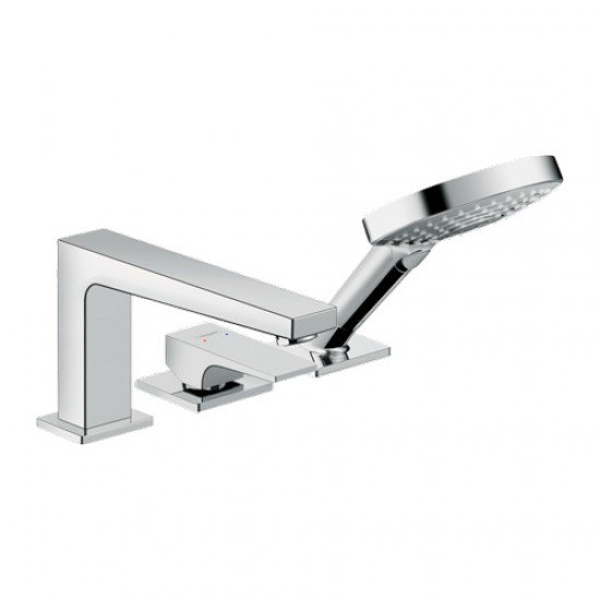 Смеситель Hansgrohe Metropol на край ванны, на 3 отверстия 32550000, хром Смеситель Hansgrohe Metropol на край ванны, на 3 отверстия 32550000, хром