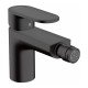 Смеситель для биде однорычажный со сливным гарнитуром Hansgrohe Vernis Blend 71210670, матовый черный