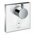 Термостат hansgrohe ShowerSelect Highfow для душа с отдельным выводом для ручного душа 15735400, белый/хром