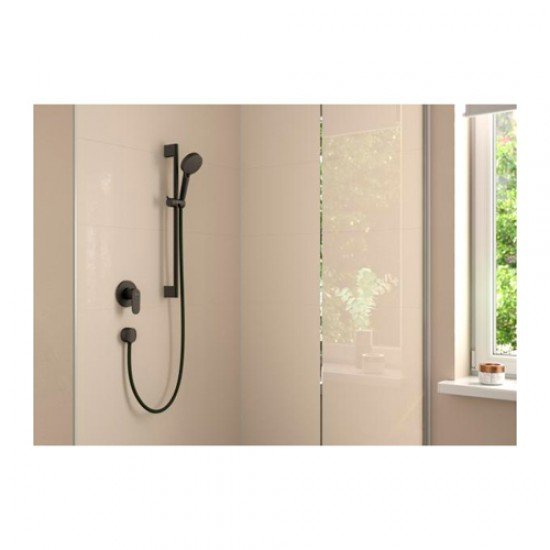 Смеситель для душа однорычажный Hansgrohe Vernis Blend 71649670, матовый черный