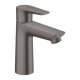 Смеситель для раковины Hansgrohe Talis E 110, однорычажный, CoolStart, без сливного набора 71714340, шлифованный черный хром