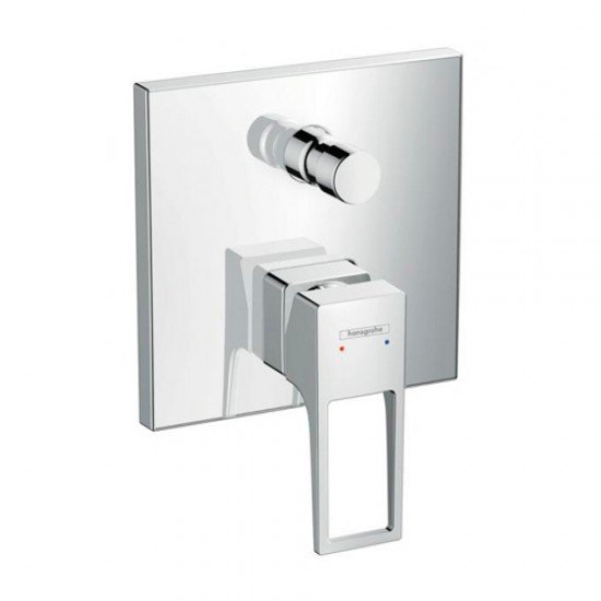 Смеситель для ванны, однорычажный, с рукояткой-петлей, Metropol Hansgrohe 74545000, хром