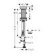 Запорный вентиль скрытого монтажа Hansgrohe 72841800, под сталь Запорный вентиль скрытого монтажа Hansgrohe 72841800, под сталь