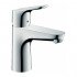 Смеситель для раковины 100, однорычажный, LowFlow, со сливным гарнитуром Hansgrohe 31603000, хром