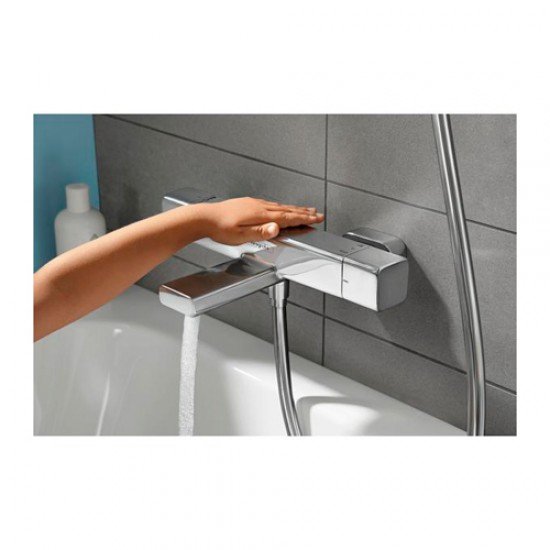 Термостат hansgrohe Ecostat E для ванны 15774000, хром Термостат hansgrohe Ecostat E для ванны 15774000, хром