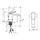 Смеситель Hansgrohe Vivenis 75010000, хром Смеситель Hansgrohe Vivenis 75010000, хром