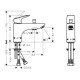 Смеситель hansgrohe Logis Monotrou на борт ванны 71312000, хром