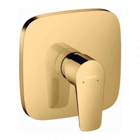 Смеситель hansgrohe Talis E для душа однорычажный, СМ, 71765990, полированное золото