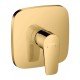 Смеситель hansgrohe Talis E для душа однорычажный, СМ, 71765990, полированное золото