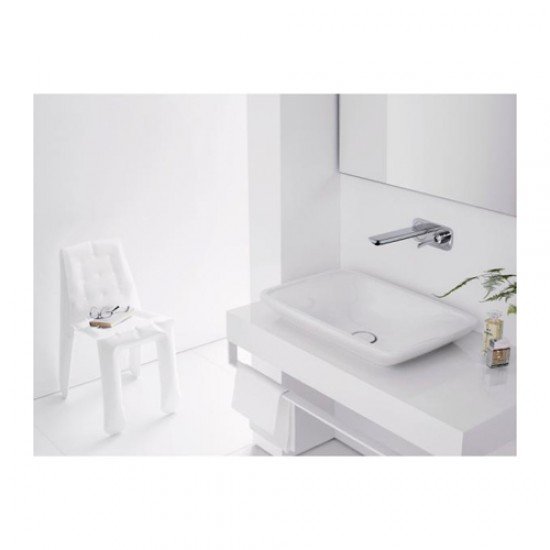 Смеситель hansgrohe PuraVida для раковины 15084400, белый/хром