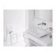 Смеситель hansgrohe PuraVida для раковины 15084400, белый/хром
