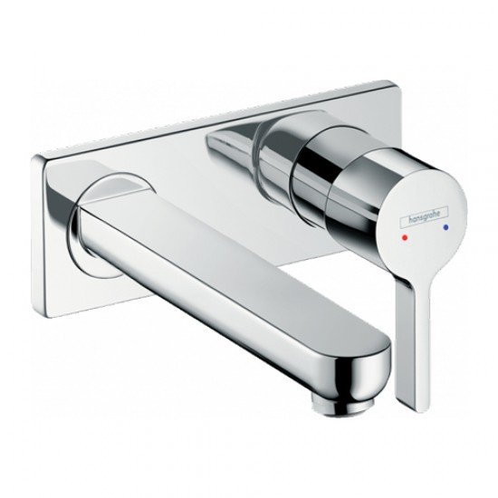 Смеситель hansgrohe Metris S для раковины 31163000, хром
