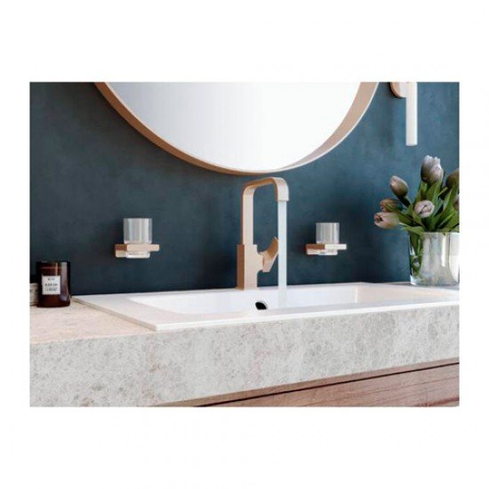 Смеситель hansgrohe Metropol для раковины 32511140, шлифованная бронза