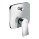 Смеситель однорычажный для ванны Hansgrohe Metris, со встроенной защитной комбинацией, СМ 31451000, хром Смеситель однорычажный для ванны Hansgrohe Metris, со встроенной защитной комбинацией, СМ 31451000, хром