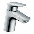Смеситель hansgrohe Logis для раковины без сливного набора 71071000, хром