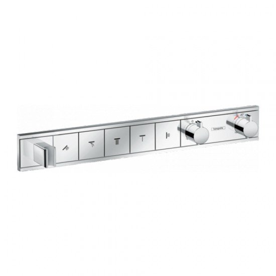 Термостат hansgrohe RainSelect для 5 потребителей; 15358000, хром Термостат hansgrohe RainSelect для 5 потребителей; 15358000, хром