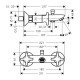 Смеситель Hansgrohe Logis Classic для ванны 71240000, хром