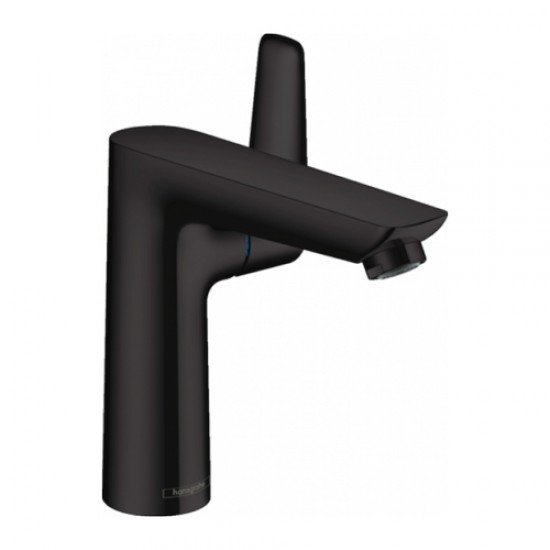 Смеситель hansgrohe Talis E для раковины 150, однорычажный, со сливным гарнитуром 71754670, матовый черный