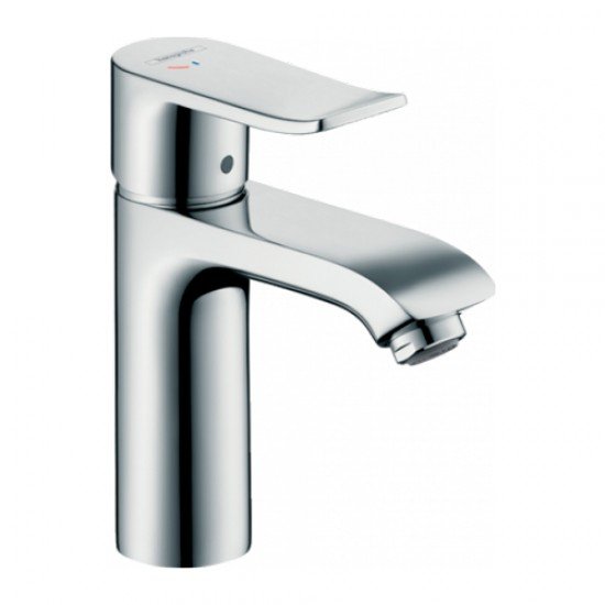 Смеситель для раковины 110, однорычажный со сливным гарнитуром Hansgrohe CoolStart 31121000, хром