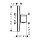 Термостат Ecostat E, 37 л/мин;, СМ Hansgrohe 15705000, хром