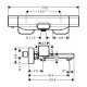 Термостат hansgrohe Ecostat E для ванны 15774000, хром Термостат hansgrohe Ecostat E для ванны 15774000, хром
