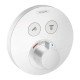 Термостат Hansgrohe ShowerSelect S, для 2 потребителей; , СМ 15743700, матовый белый