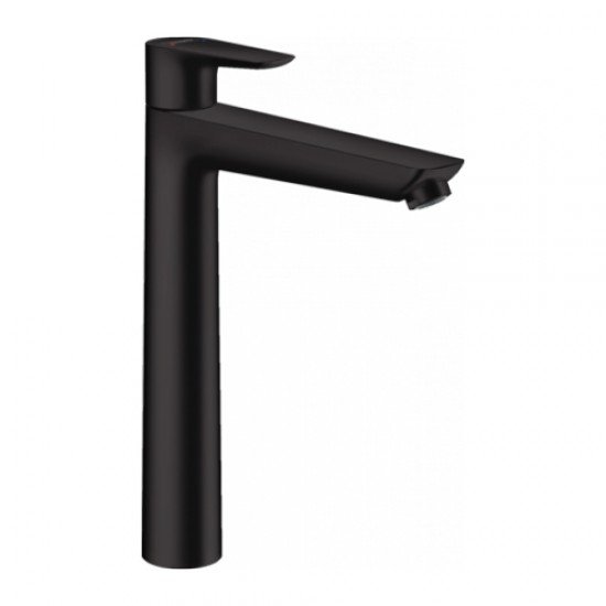 Смеситель hansgrohe Talis E для раковины 240, однорычажный, со сливным гарнитуром 71716670, матовый черный