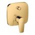 Смеситель hansgrohe Talis E для ванны, однорычажный, СМ, со встроенной защитной комбинацией 71474990, полированное золото