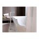Смеситель hansgrohe PuraVida для ванны 15473400, белый/хром Смеситель hansgrohe PuraVida для ванны 15473400, белый/хром